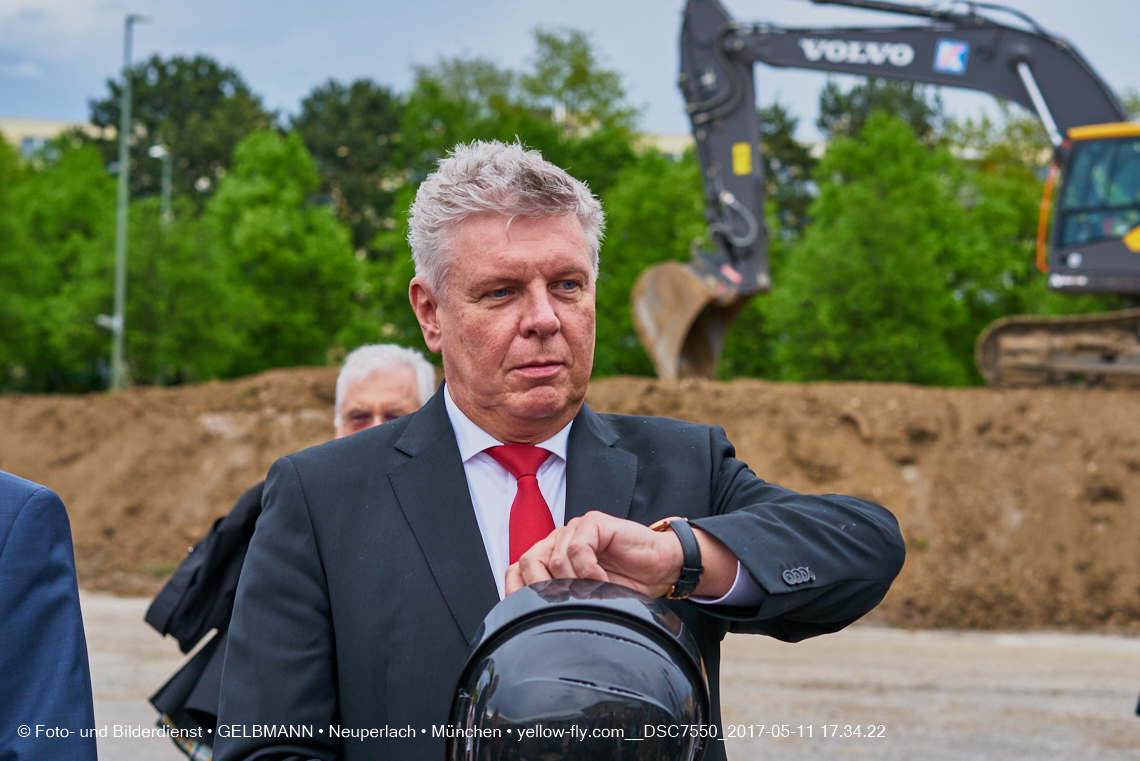11. Mai 2017 - Grundsteinlegung für die LOGE und dem Kulturquadrat in Neuperlach